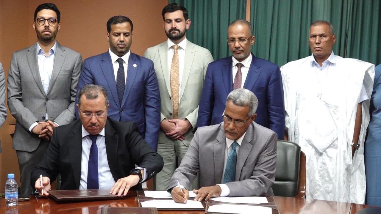 توقيع مذكرة تفاهم  بين مجلس الأعمال الأمريكي الموريتاني واتحاد أرباب العمل