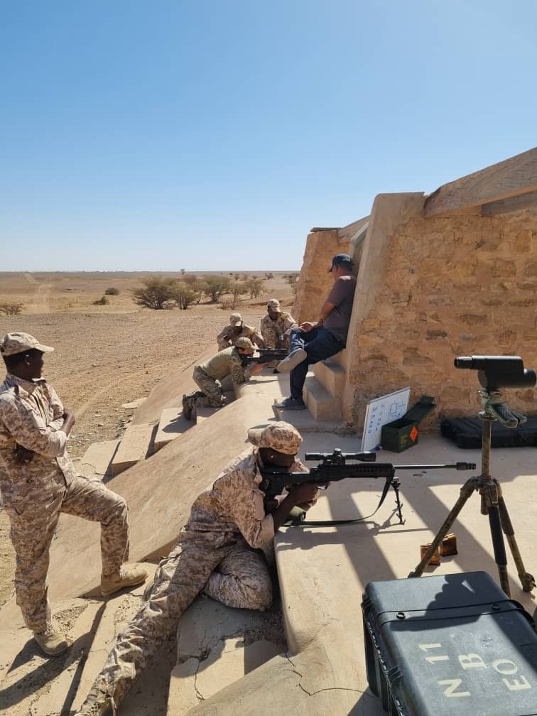 الجيش الإسباني يدرب رماة  النخبة بالقوات المسلحة الموريتانية