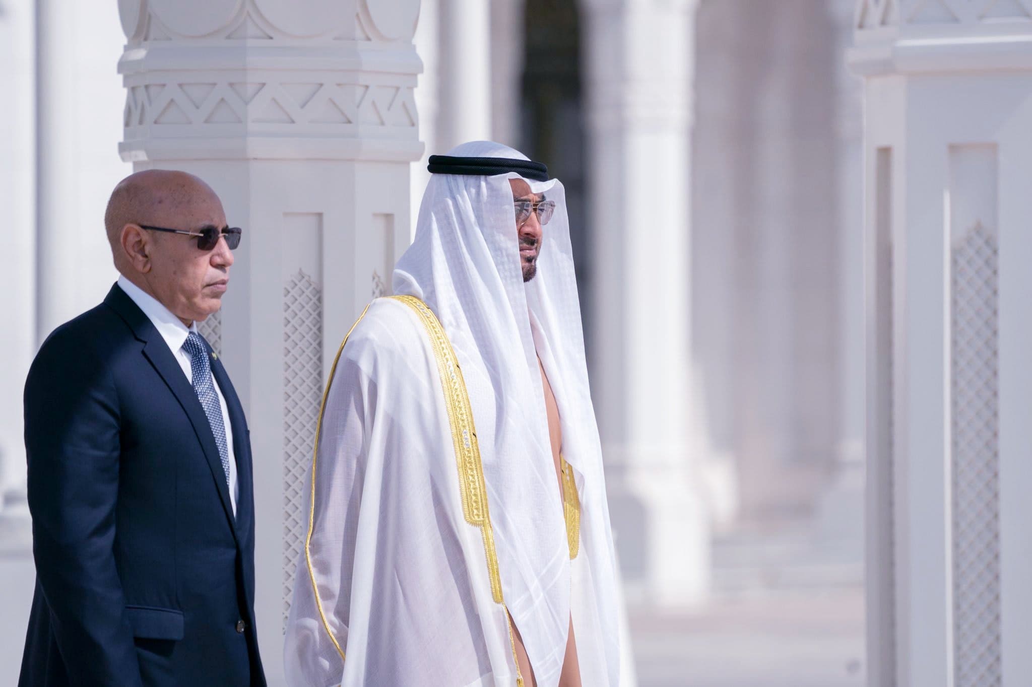 غزواني يجري مباحثات مع بن زايد